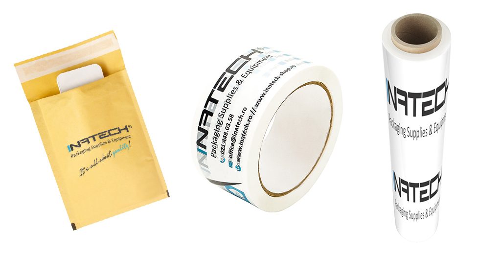 Plic personalizat, banda adeziva personalizata, folie stretch personalizata