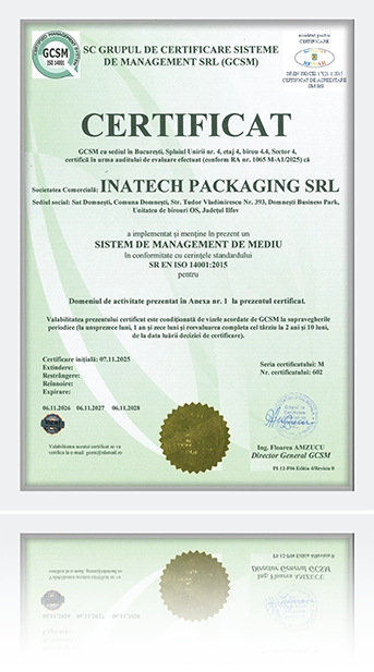 Certificare ISO 14001