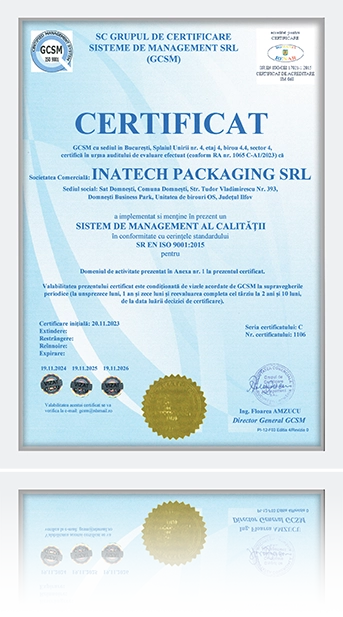 Certificare ISO 9001