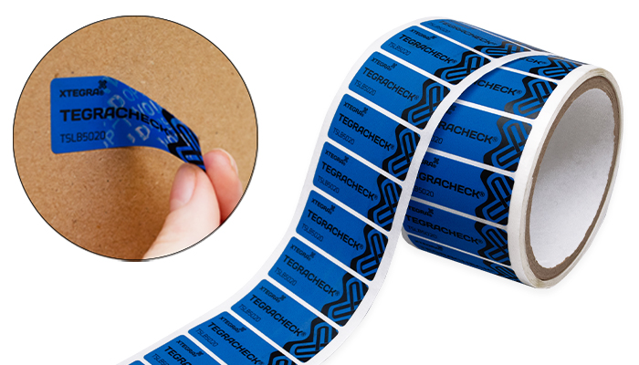 Etichete Autoadezive De Securizare VOID, Albastru, Format 50 x 20 mm